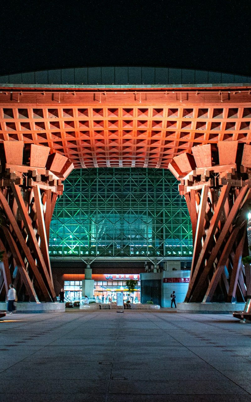Kanazawa stationsområdet